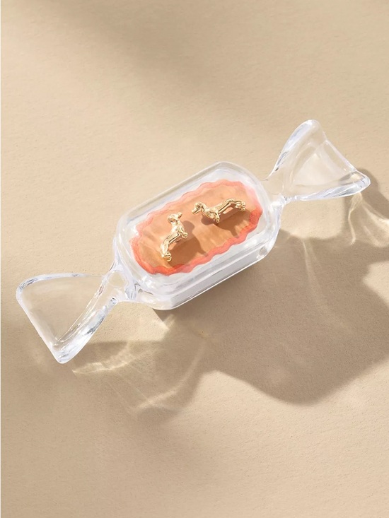 Anthropologie Jewelry - NWT Anthropologie Dachshund Icon Stud Earrings